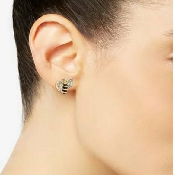 Betsey Johnson NWT  Bumble Bee Stud Earrings - Picture 4 of 9
